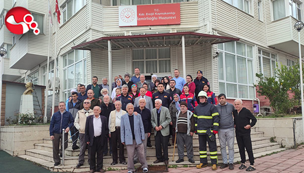İtfaiye Müdürlüğünce, İzmirlioğlu Huzurevi'nde yangın tatbikatı!..