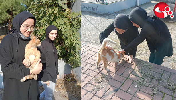 Öğrencilerden örnek davranış