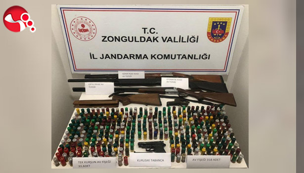 Evden cephanelik çıktı