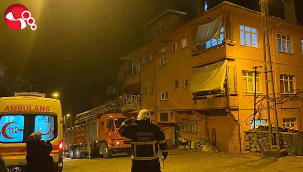 Çatı katında yangın