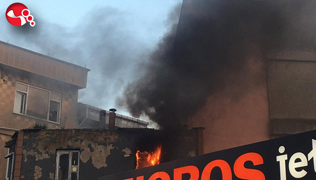 İŞYERİNDE YANGIN!