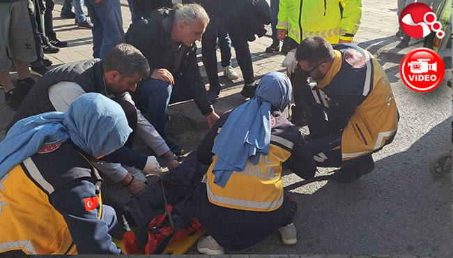 Ayağının üzerinden otomobil geçti