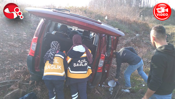 Zonguldak Ereğli yolu kaza...