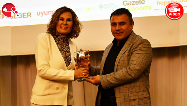 NERİMAN POSBIYIK'A, KADIN GİRİŞİMCİ ÖDÜLÜ VERİLDİ...