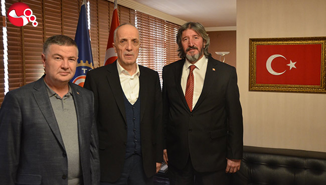 ZGC BAŞKANI TÜRK İŞ’ DE...