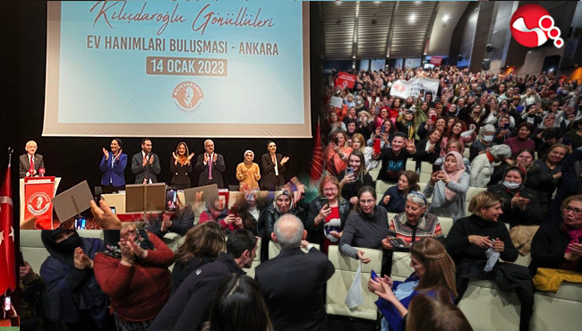 Kadınlar Genel Merkezde Kılıçdaroğlu ile buluştu