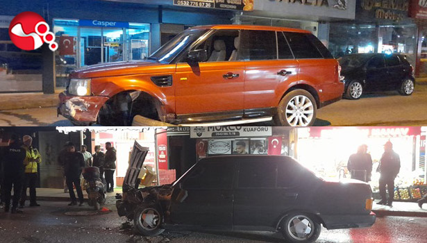 Kafa kafaya çarpıştılar