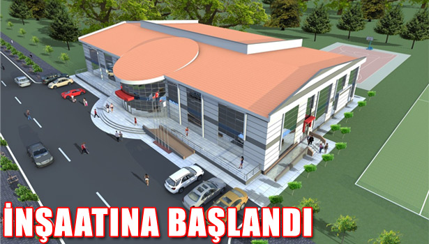 GENÇLİK MERKEZİ İNŞAATINA BAŞLANDI