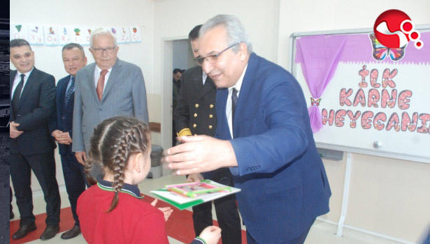 Öğrencilerin karne heyecanı