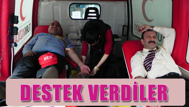 KAN BAĞIŞI KAMPANYASINA DESTEK