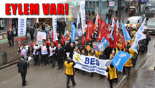 SİMİTLİ VE ÇAYLI İŞ BIRAKMA EYLEMİ