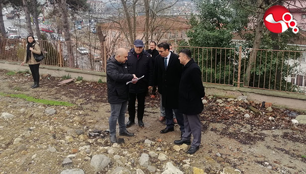 Kültür Merkezi yapılacak alanı incelediler