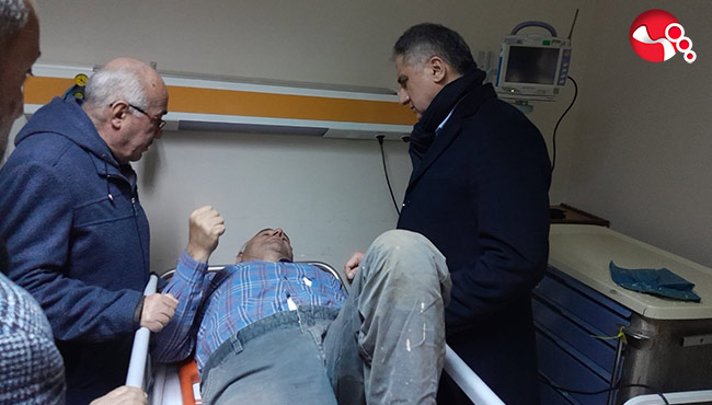 AK Parti'den geçmiş olsun ziyareti