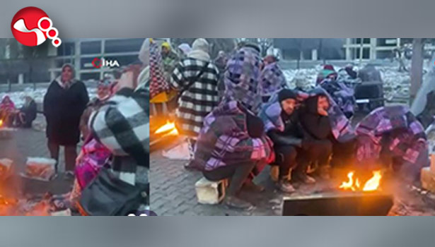 Ateş başında sabahladılar