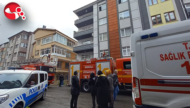 Yemeği ocakta unutunca...