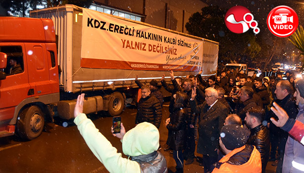 Deprem bölgesi için TEK YÜREK…