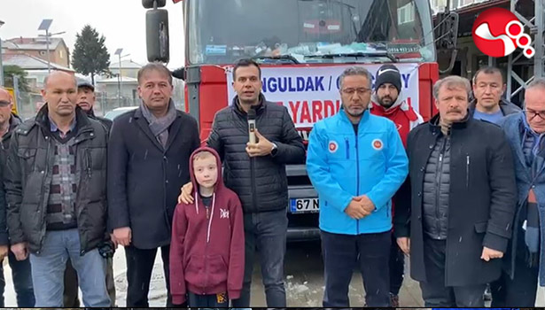 Dualar eşliğinde tırlar yola çıktı