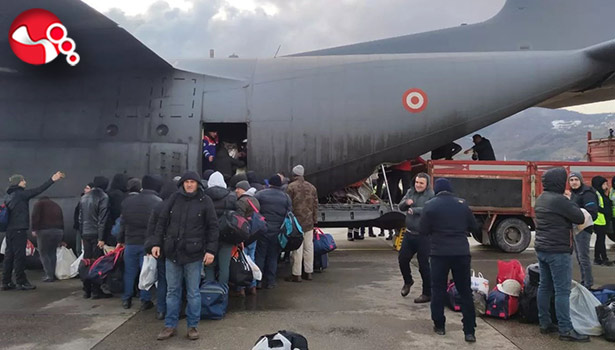 Depremzedeler Zonguldak’a getirildi