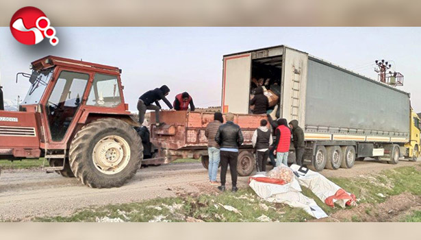 Ereğli’nin yardım malzemeleri deprem bölgesinde…