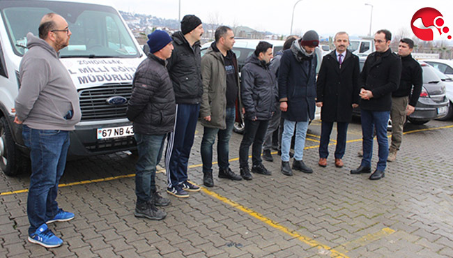 Öğretmenler deprem bölgesine gitti