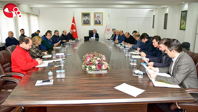 Vali Tutulmaz Başkanlığında görüştüler