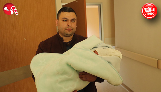 Depremzede ailenin ilk çocuğu Ereğli'de dünyaya geldi!..