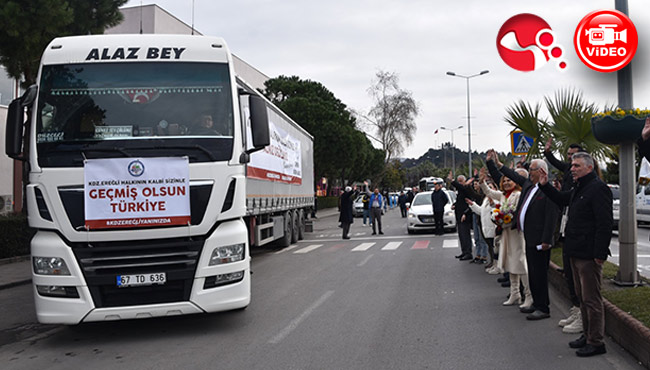 16. yardım tırı yola çıktı...