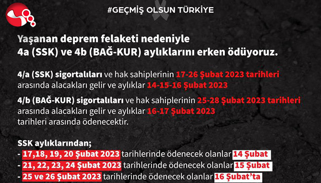 Emekli maaşları yatmaya başladı…