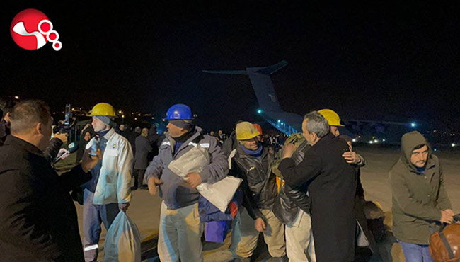 Kahraman Madenciler memleketlerine döndü