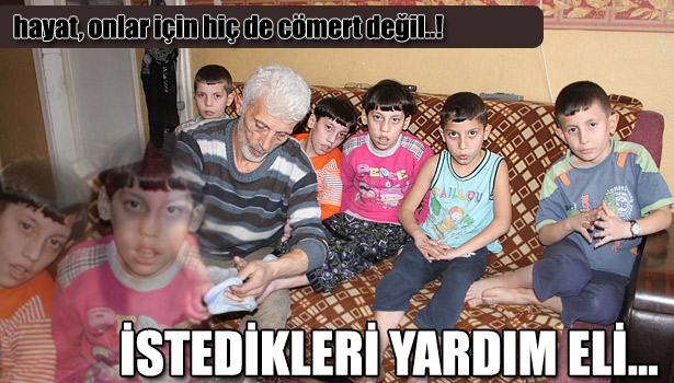 5 ÇOCUĞU İÇİN YARDIM İSTİYOR