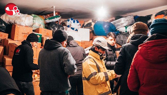 Taraftarlar deprem bölgesinde