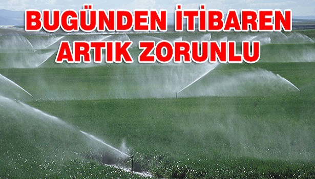 YER ALTI SULARI İÇİN SAYAÇ ZORUNLULUĞU GETİRİLDİ