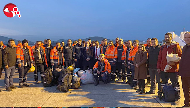 Kahraman Madenciler Zonguldak’a döndü…
