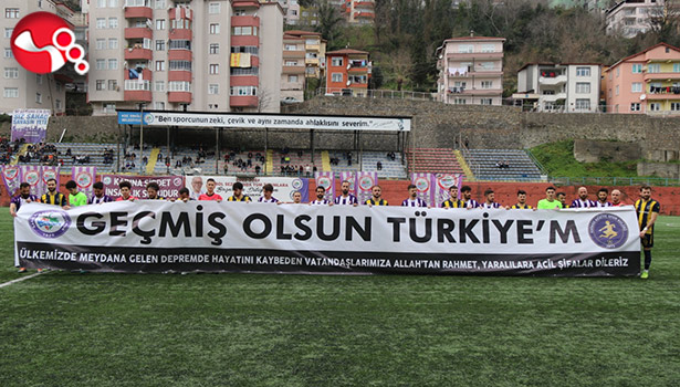 Geçmiş olsun Türkiye’m diyerek sahaya çıktılar...