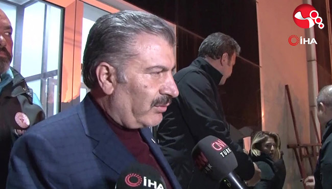 Bakan Koca'dan afet bölgesindeki salgın hastalıklara açıklama...