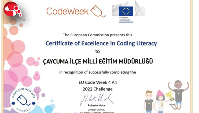 Çaycuma’ya ’Mükemmellik Sertifikası’ verildi