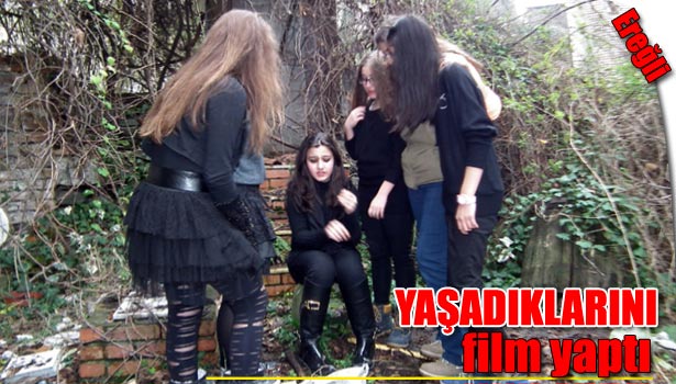 ÖĞRENCİLER, KISA FİLM ÇEKTİ