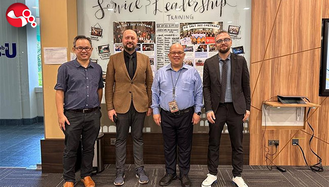 Eğitim projesi için Singapur’ a gittiler