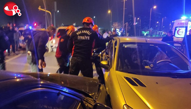 Gülüç kavşakta kaza: 6 yaralı