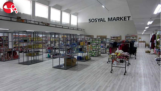 Sosyal market depremzedelerin imdadına yetişti