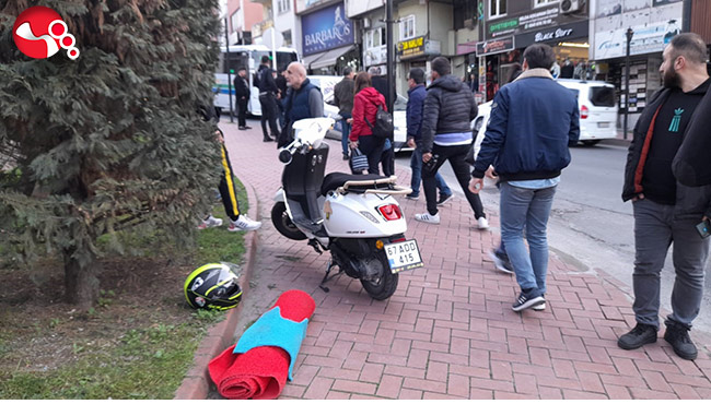 Motosikletin çarptığı çocuk yaralandı