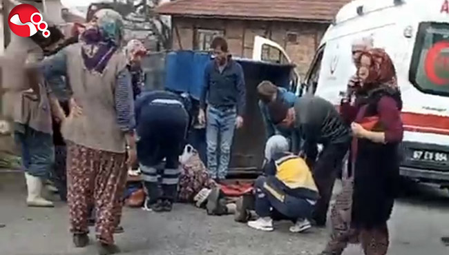 Alaplı’da görünmez kaza 3 yaralı