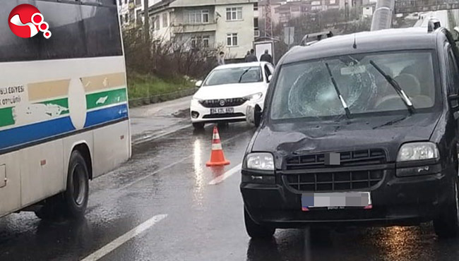 Otomobilin çarptığı yaya ağır yaralandı!