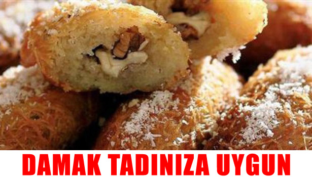 CEVİZLİ KADAYIF DOLMASI