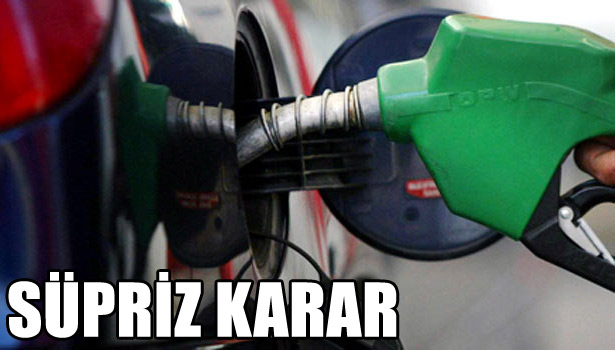 BENZİNDE İNDİRİM SÜRPRİZİ