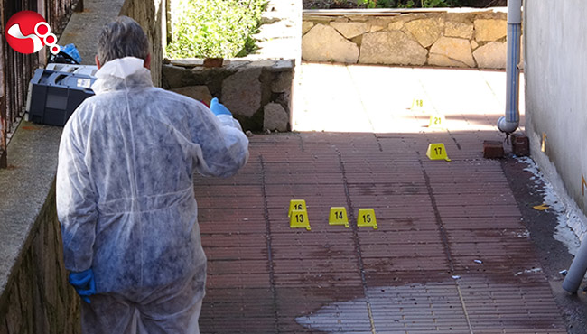 Komşusuna kurşun yağdırdı