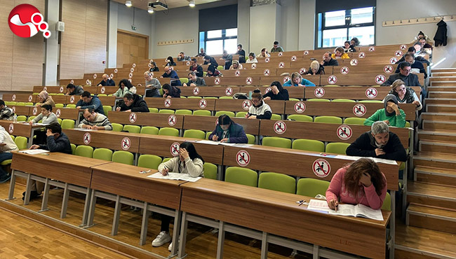 161 personel bu sınavda ter döktü!