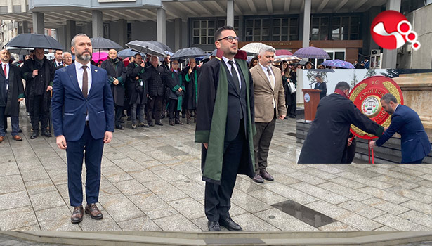 Sağanak yağış altında Avukatlar Günü...