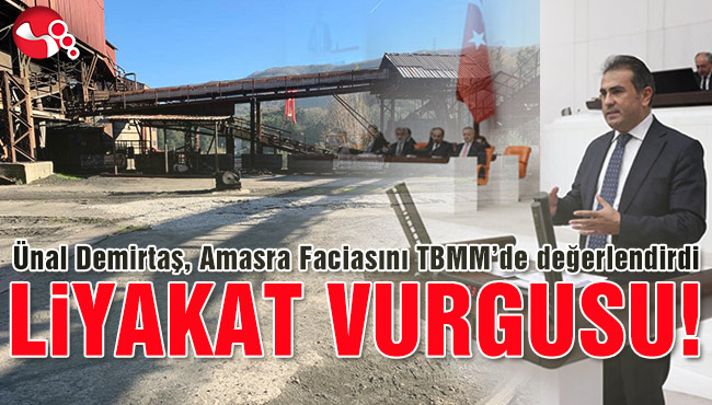 Ünal Demirtaş, Amasra Faciasını TBMM’de değerlendirdi