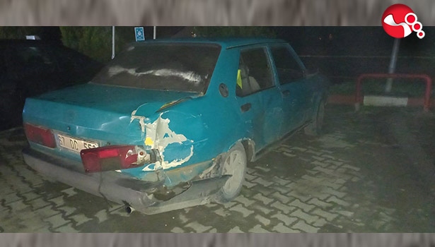 Bariyerlere çarparak durabildi